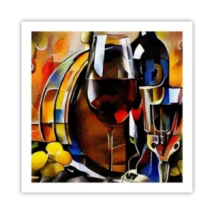Poszter - A világ is színeket ölt - 60x60 cm