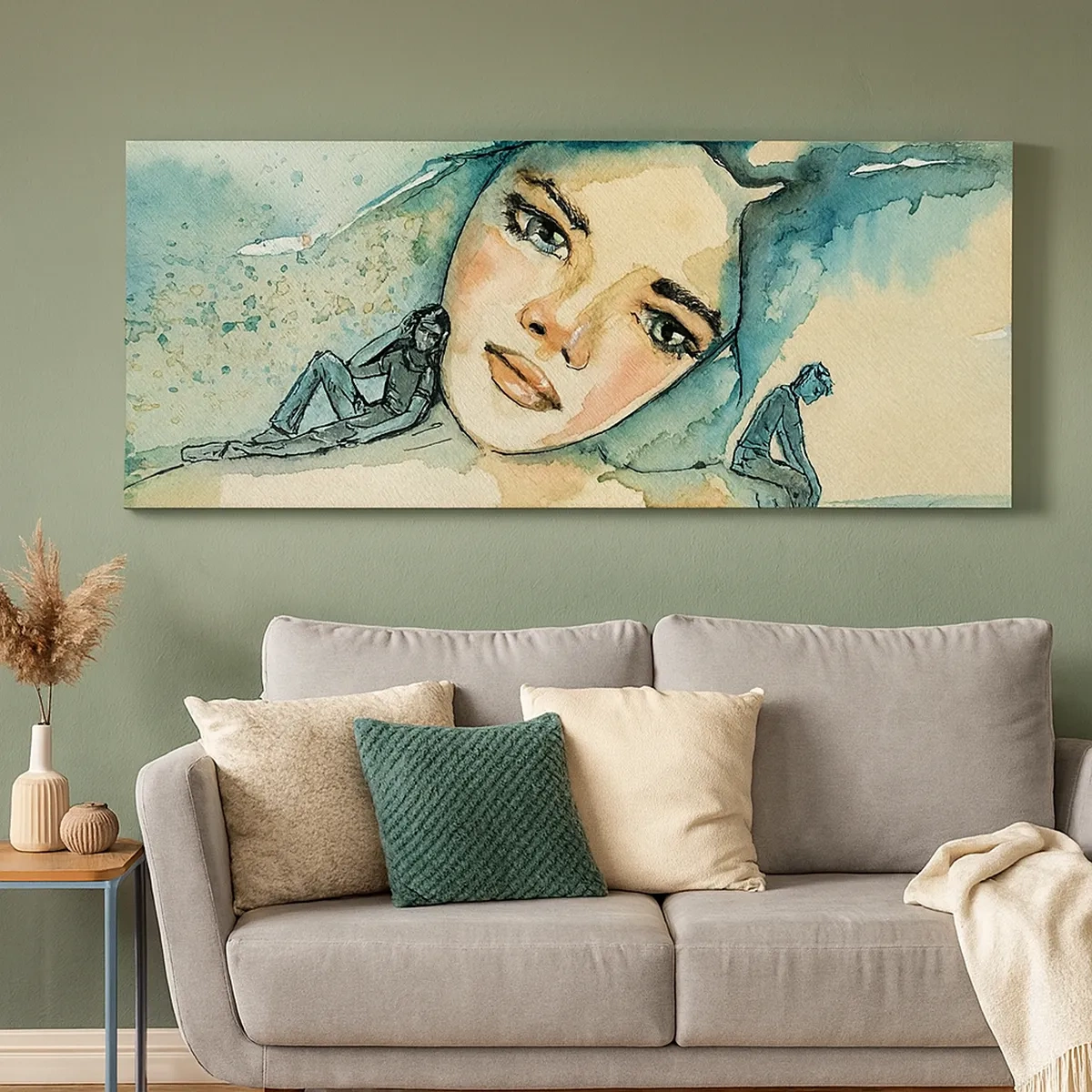 Vászonkép - Am I blue? - 30x30 cm