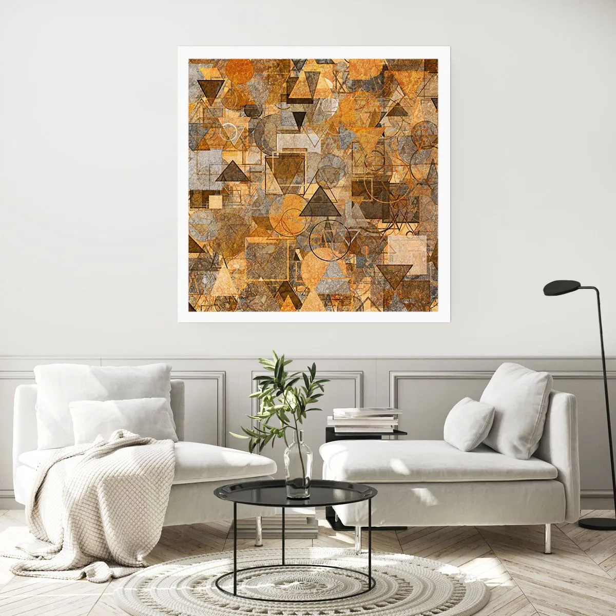 Poszter - Formában a világ - 50x50 cm