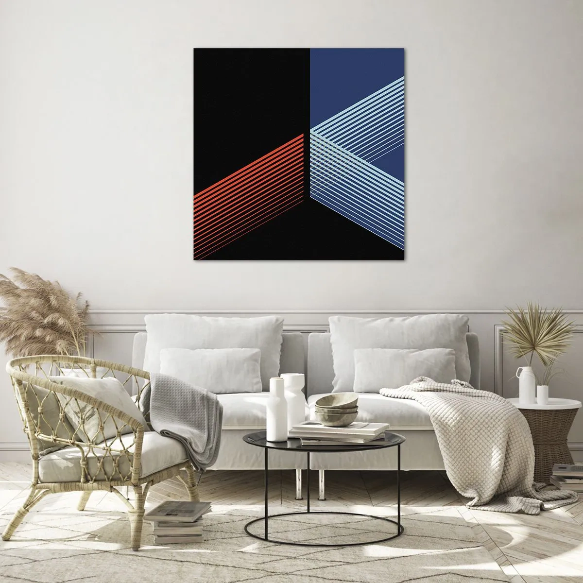 Üveg kép - Egyszerű történet - 60x60 cm