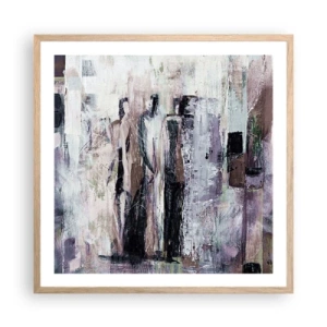Poszter világos tölgy keretben - A titokzatos hámas - 60x60 cm