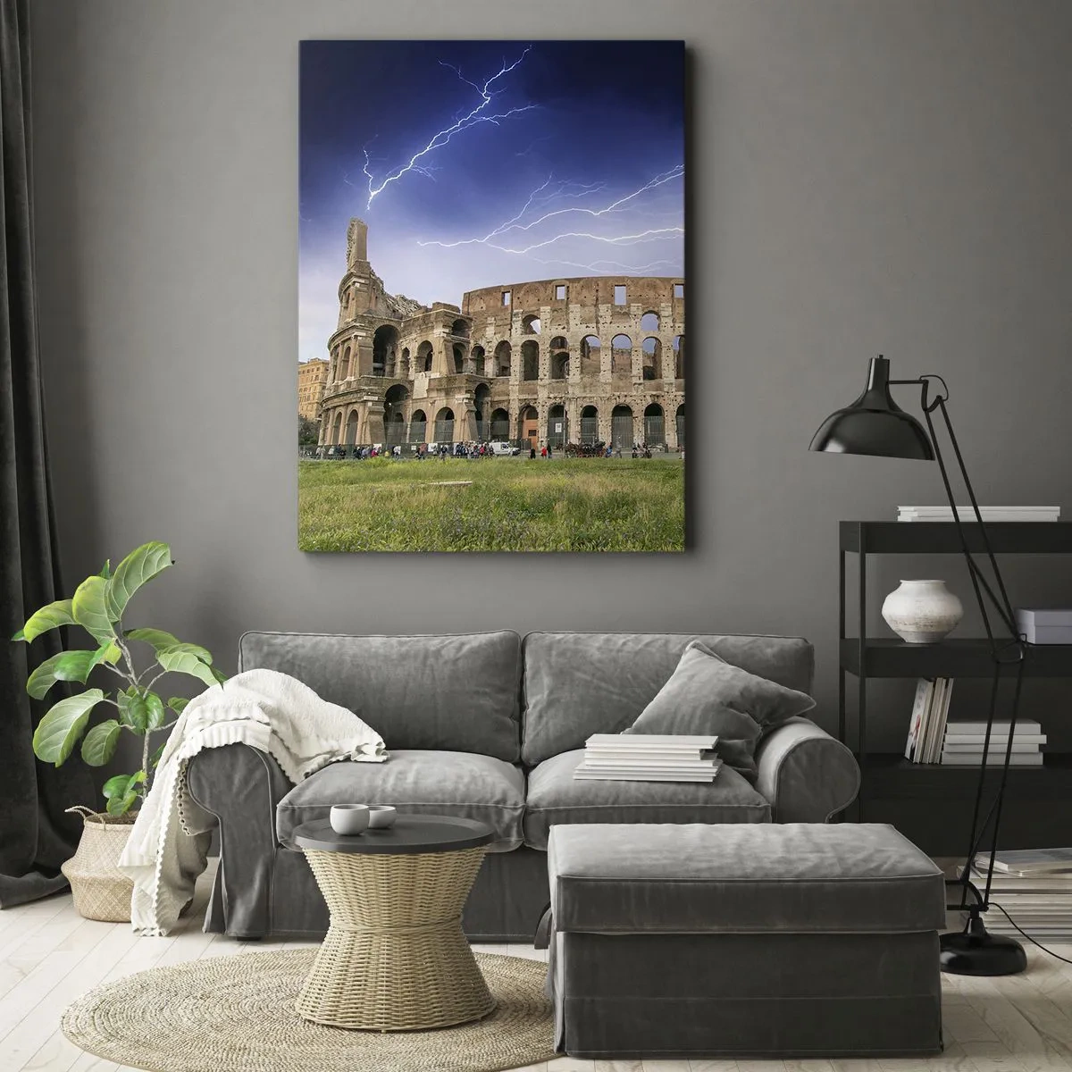 Vászonkép - Harc helyszíne - 50x70 cm
