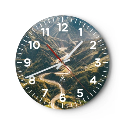 Falióra, Óra - A hegyek szívéből - 40x40 cm