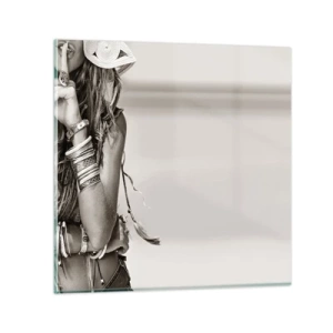 Üveg kép - Mint egy leány - 70x70 cm