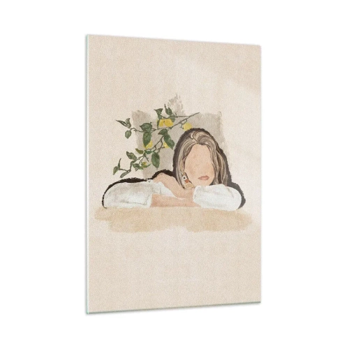 Üveg kép - Déli szépség - 50x70 cm