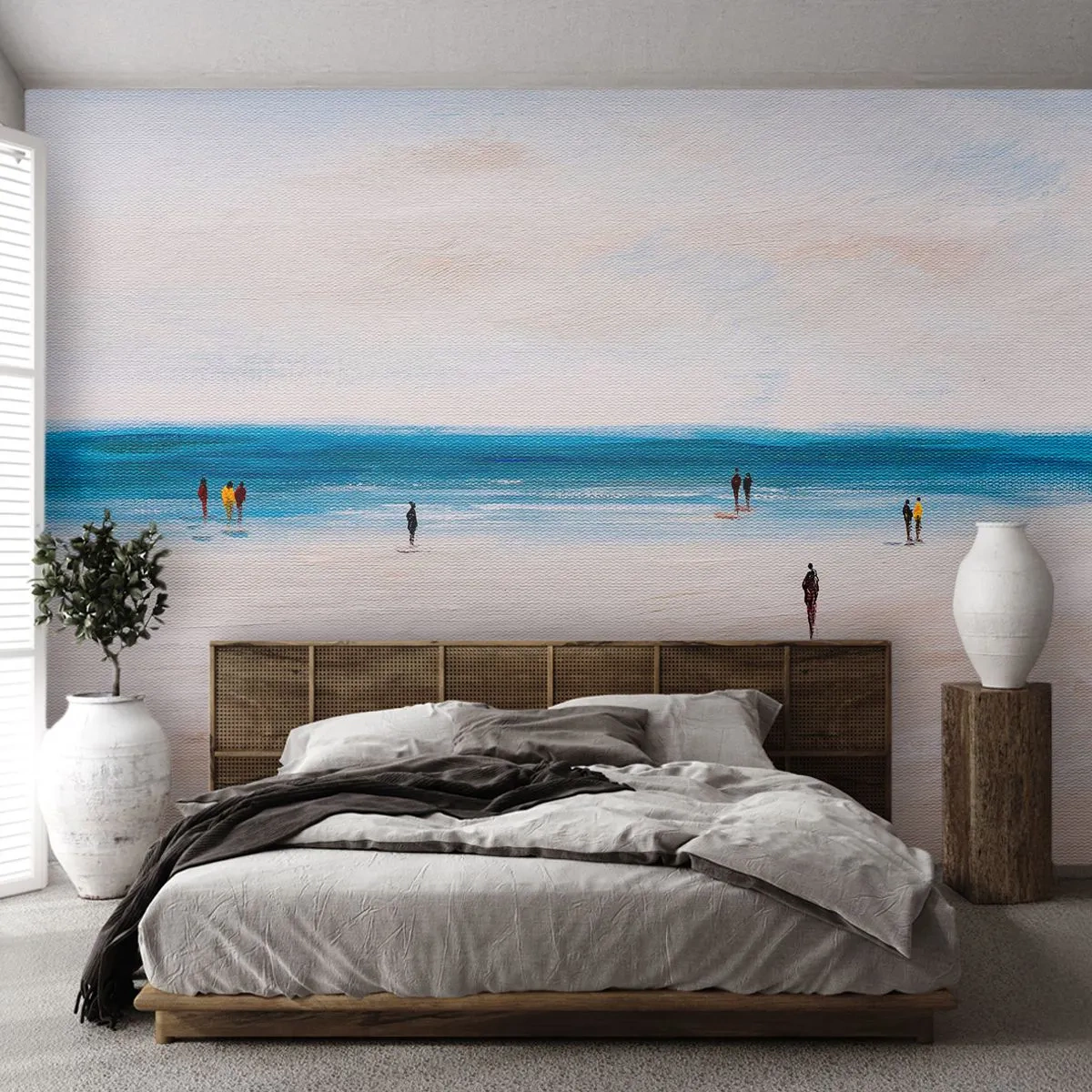 Fotótapéta Standard Eco - Természetes igény - Strand, Emberek, Minimalizmus - 150x105 cm