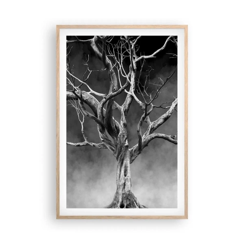 Poszter világos tölgy keretben - Ősi és szent - 61x91 cm