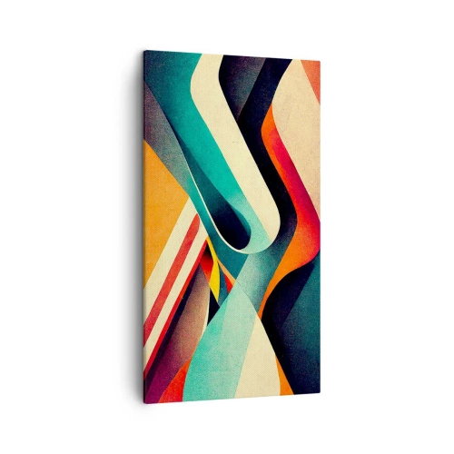 Vászonkép - Intenzív kompozíció - 45x80 cm