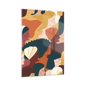 Üveg kép - Csak a nőiesség - 50x70 cm