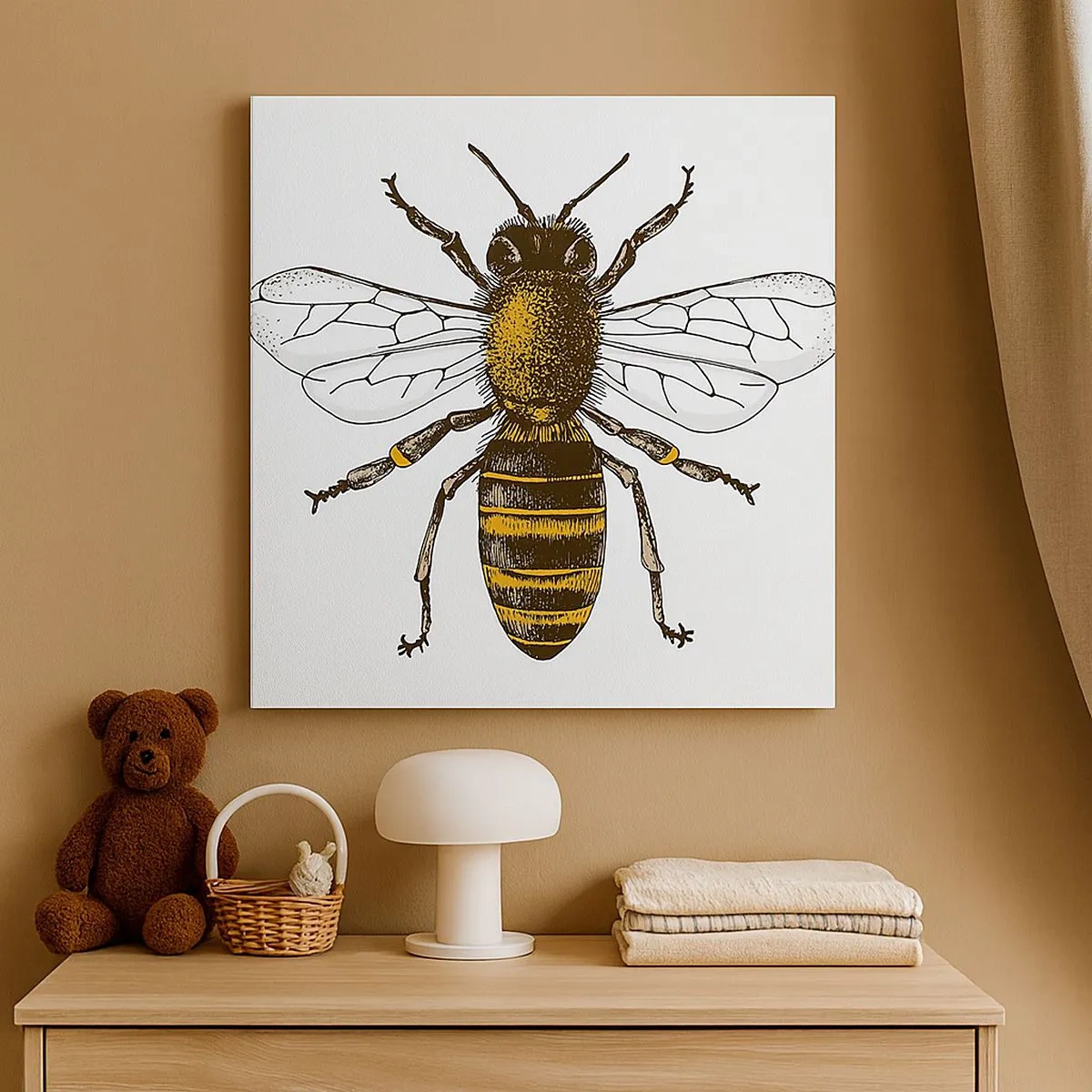 Vászonkép - Gyönyörű és jó - 30x30 cm