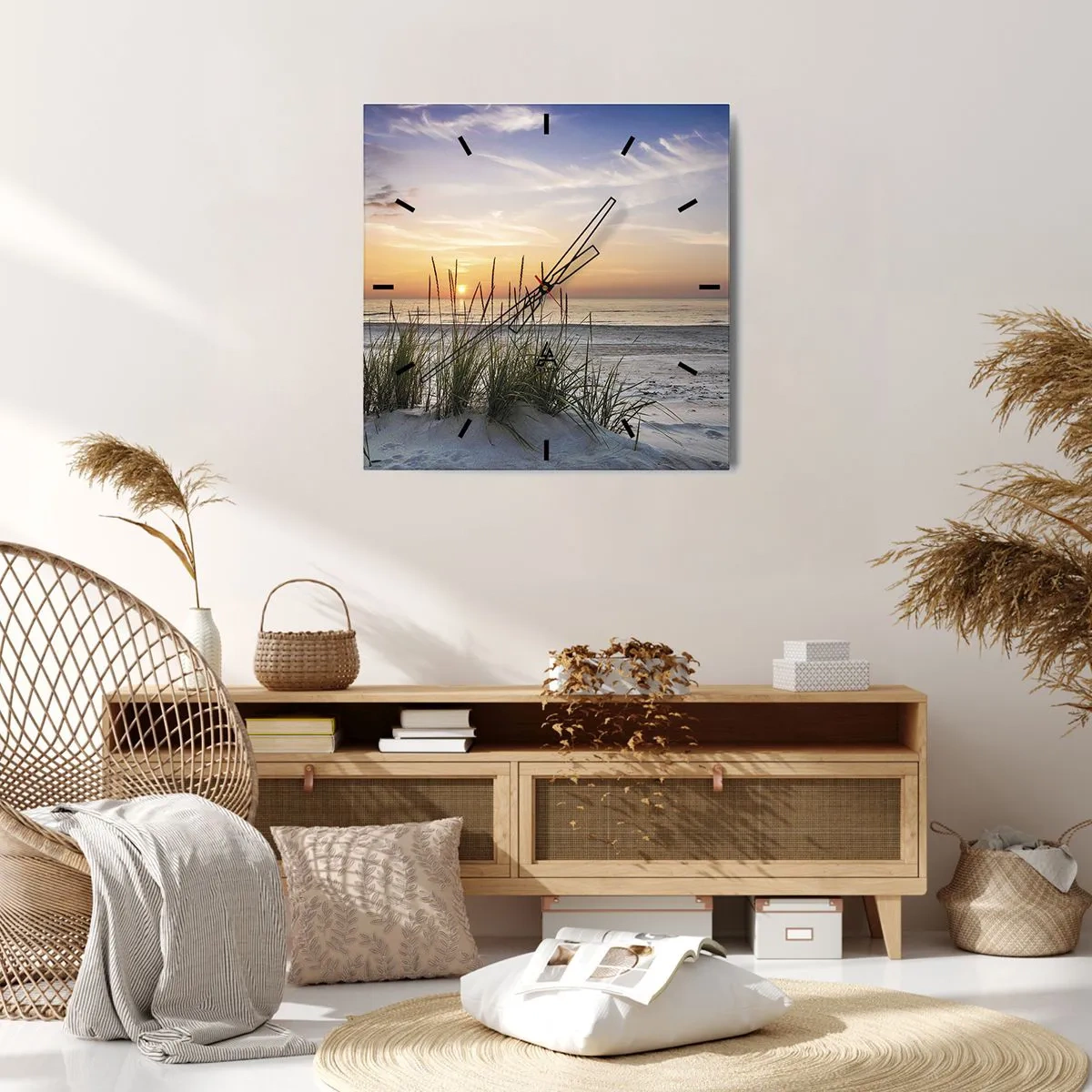 Falióra, Óra - Nézz, gondolkozz, érezz - 40x40 cm