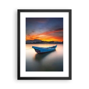 Poszter fehér keretben - Jó éjszaka jön - 30x40 cm