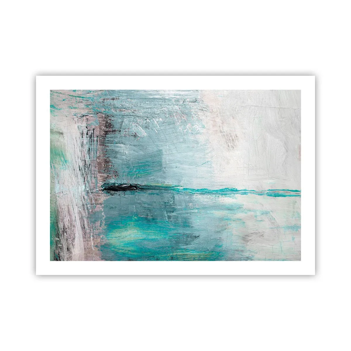 Poszter - Vízszintesen kék színben - 70x50 cm