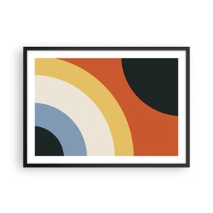 Poszter fehér keretben - Magam felé - 70x50 cm