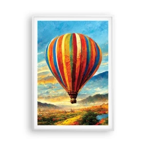 Poszter fekete keretben - A csendben többet látsz - 70x100 cm