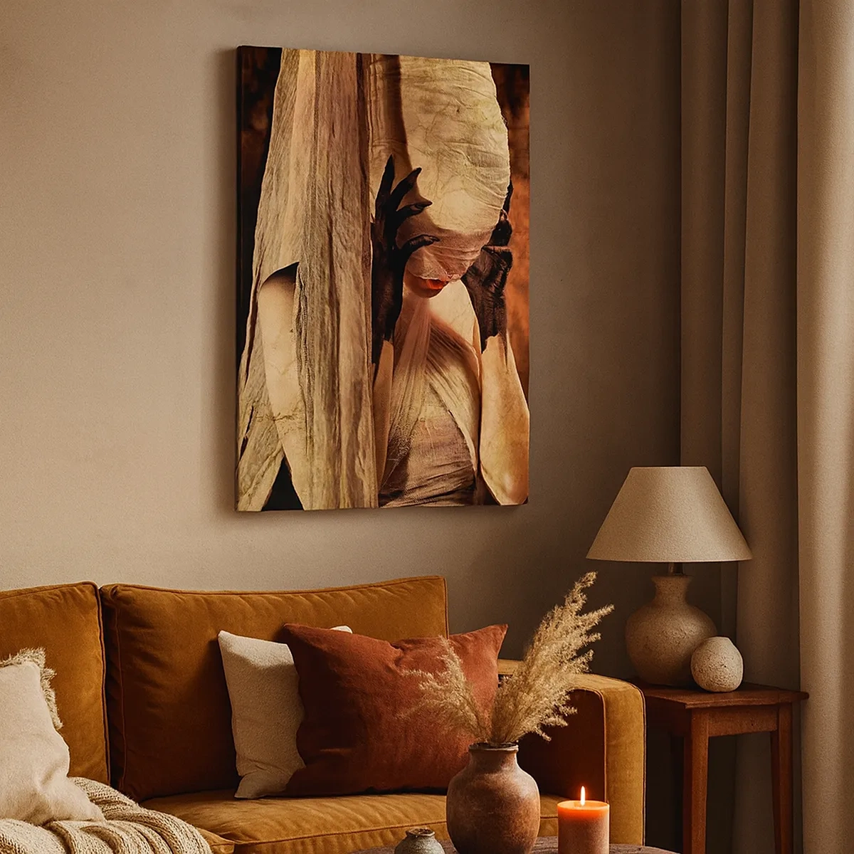 Vászonkép - A jó és a rossz között - 50x70 cm