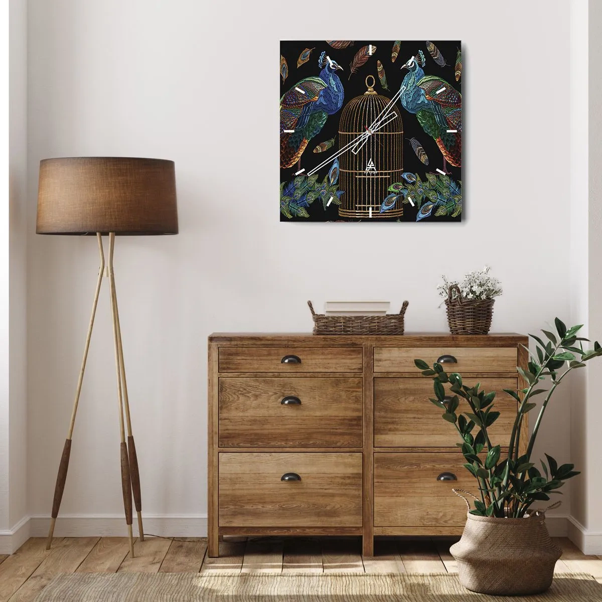 Falióra, Óra - Királyi köntösben - 40x40 cm