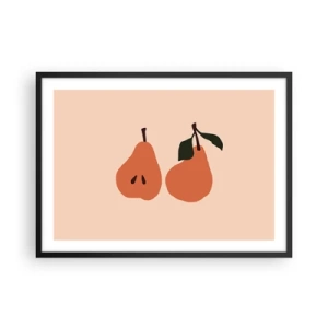 Poszter fehér keretben - Maga az édesség - 70x50 cm