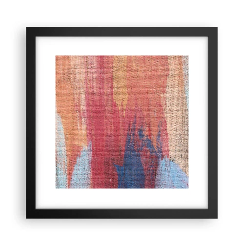 Poszter fehér keretben - Szivárványon  kiúszva - 30x30 cm