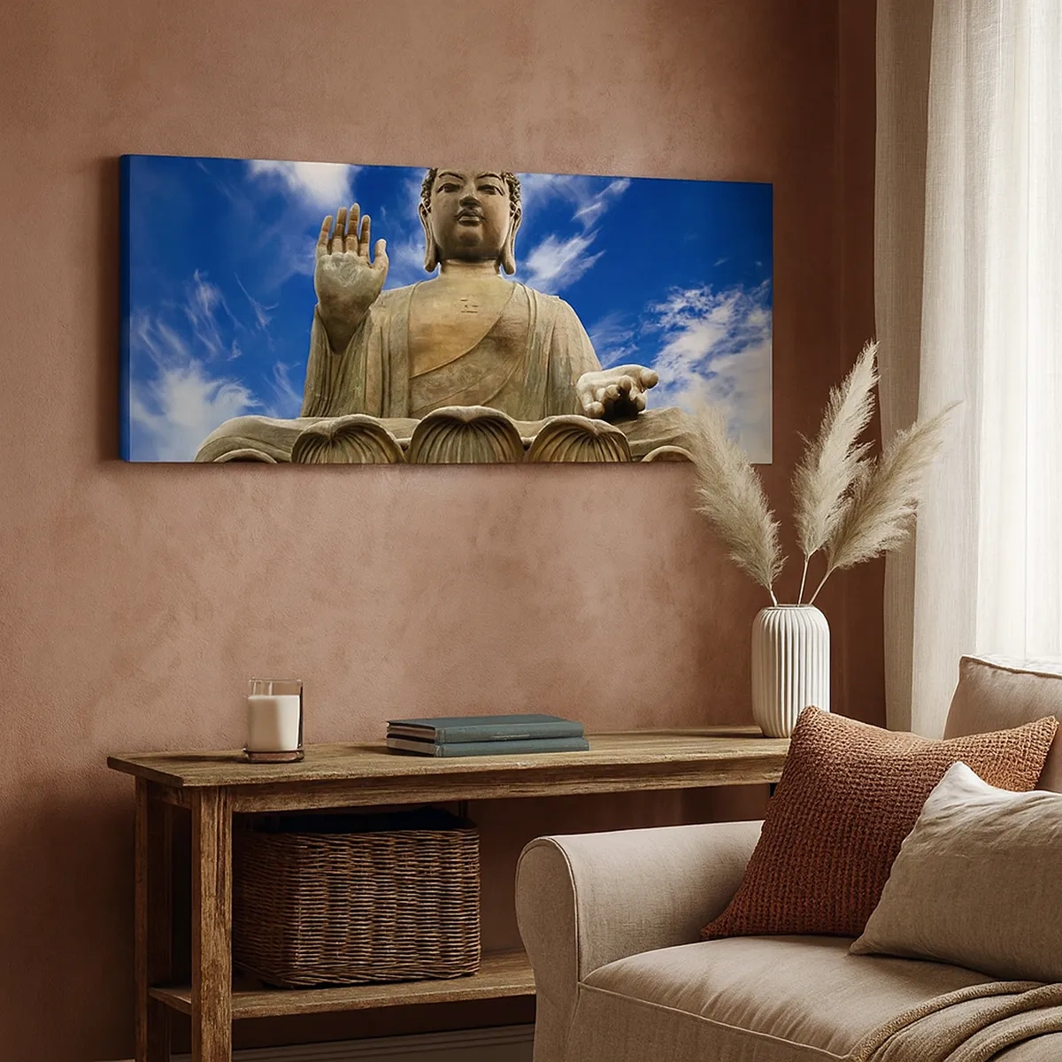 Vászonkép - Élj félelem nélkül - 30x30 cm