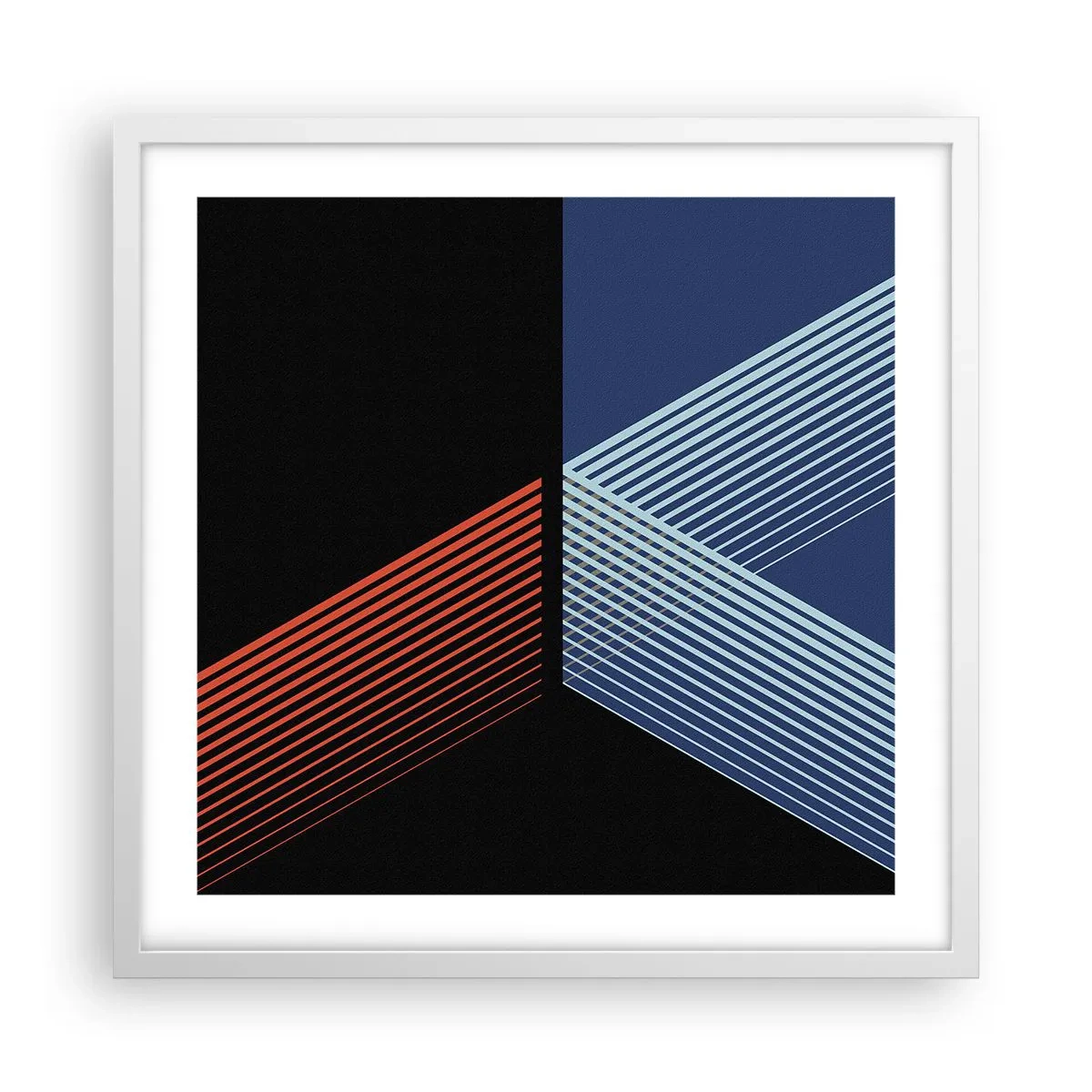 Poszter fekete keretben - Egyszerű történet - 50x50 cm