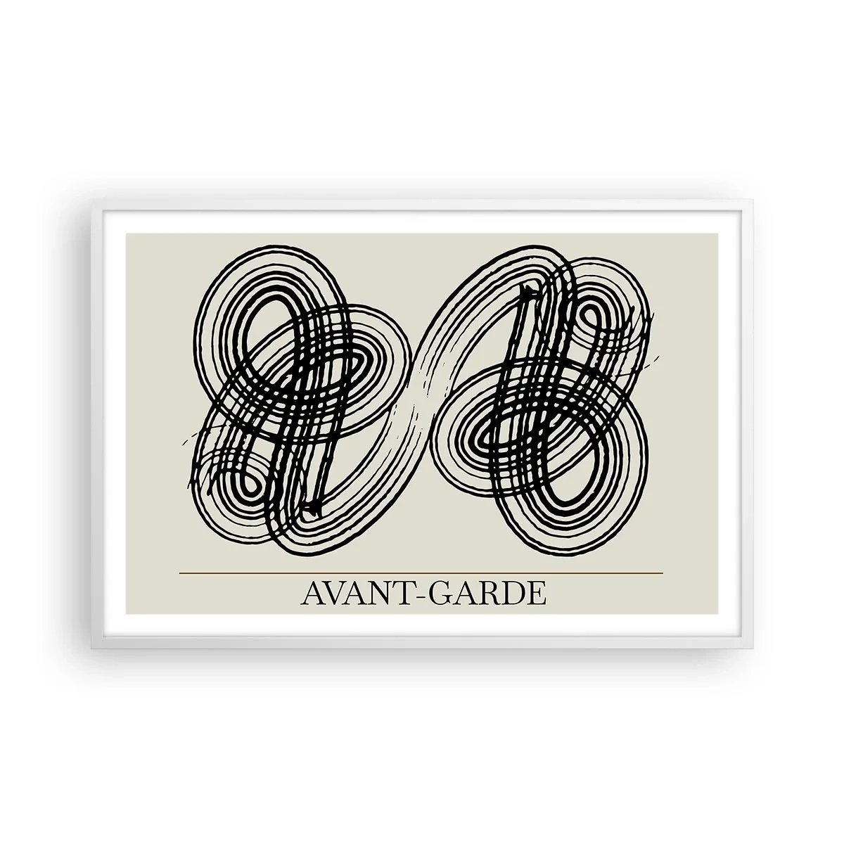 Poszter fekete keretben - Spontán jött ki - 91x61 cm