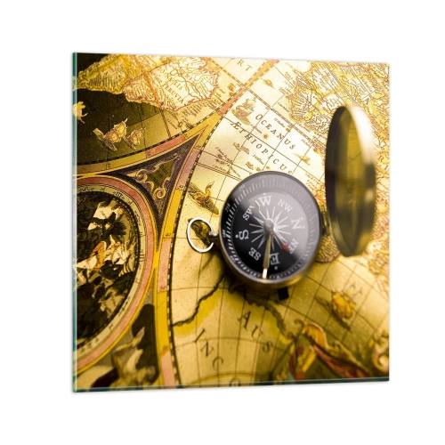 Üveg kép - Vagy talán a világ végére? - 70x70 cm