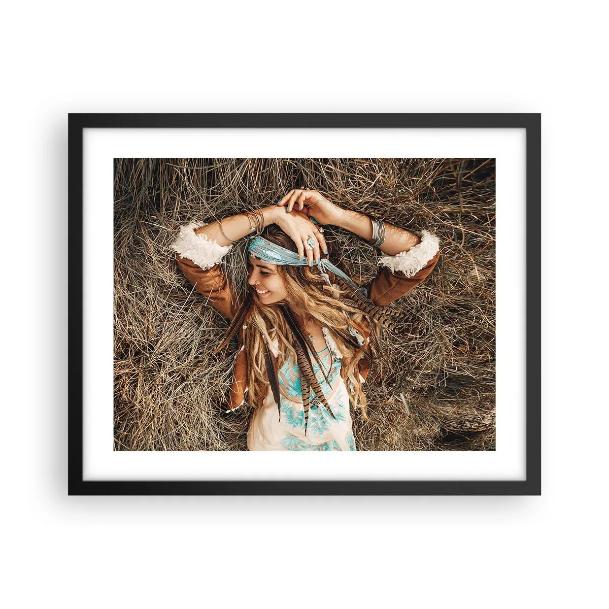 Poszter fehér keretben - Útban a szerelem nyara felé - 50x40 cm