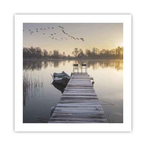 Poszter - Egy kis idő múlva visszajövök - 50x50 cm