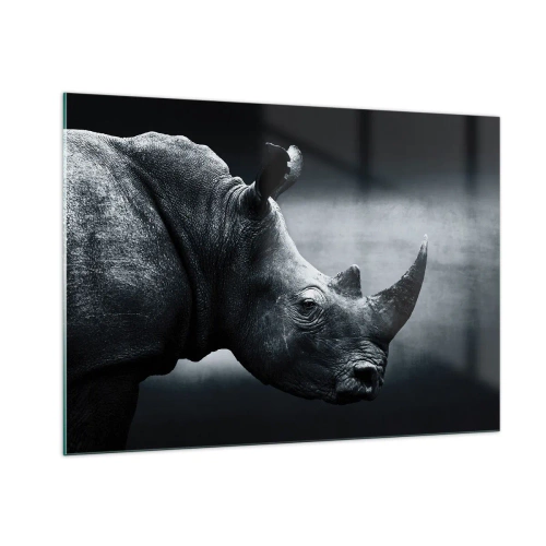 Üveg kép - Jobb profil - 100x70 cm