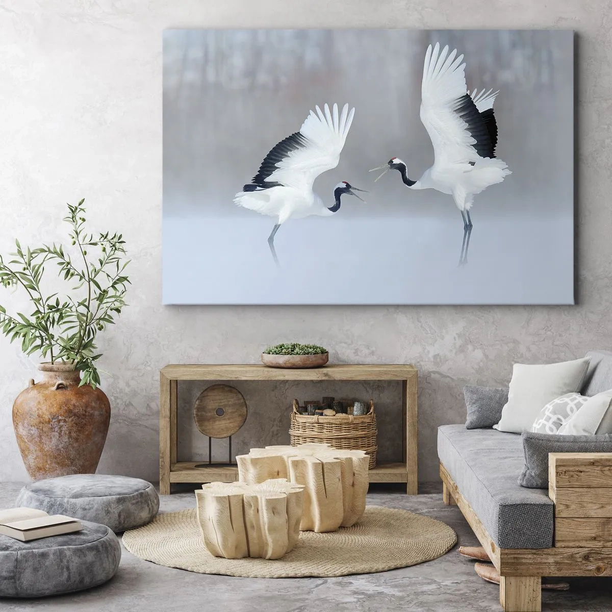 Vászonkép - Tánc a ködben - 70x50 cm