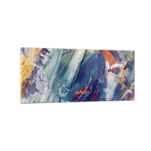 Üveg kép - Színkavalkád - 120x50 cm