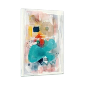 Üveg kép - Színes játék - 50x70 cm