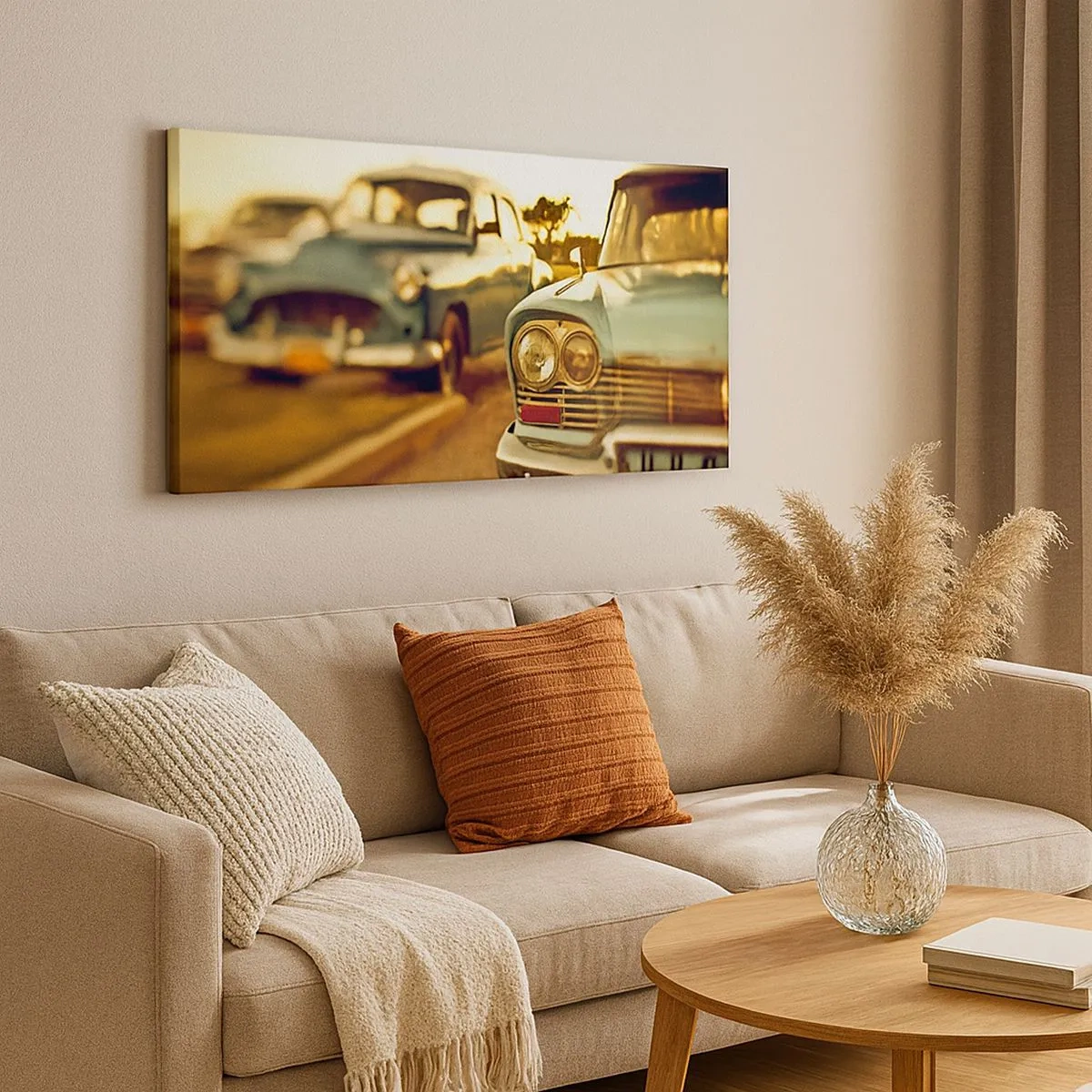 Vászonkép - Várunk és meglátjuk - 100x40 cm