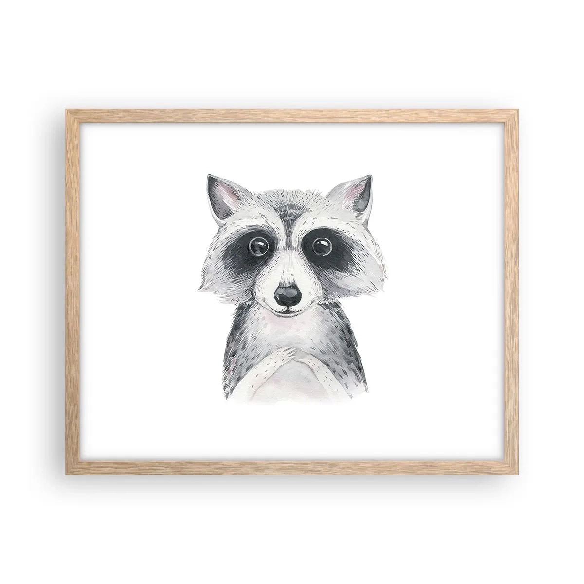 Poszter világos tölgy keretben - Egy pillanat meghatottságra  - 50x40 cm