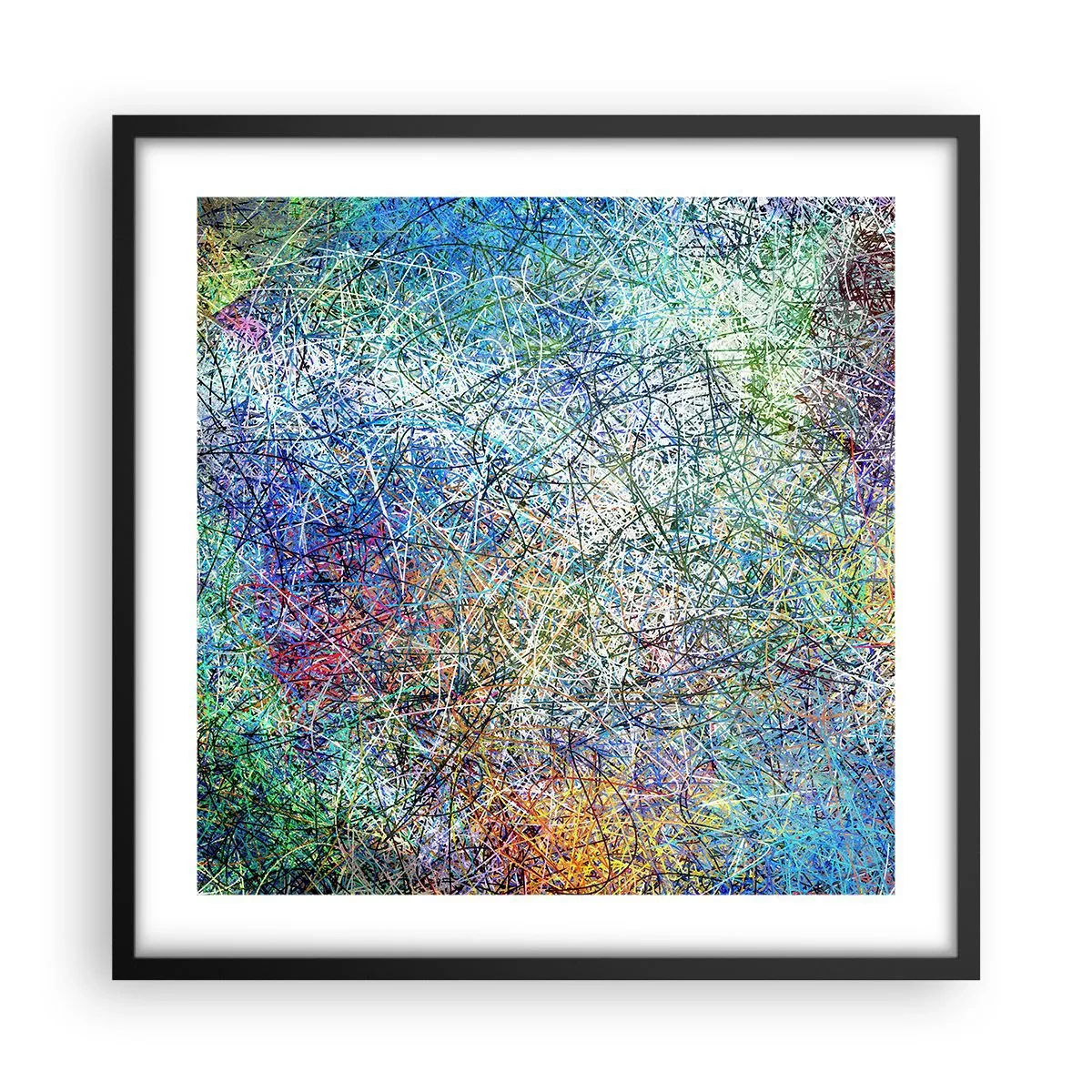 Poszter fehér keretben - Ez nem olyan egyszerű - 50x50 cm