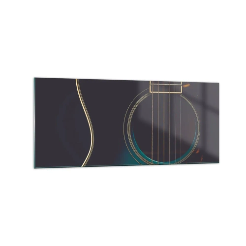 Üveg kép - Egy pillanat, mielőtt megszólal - 120x50 cm
