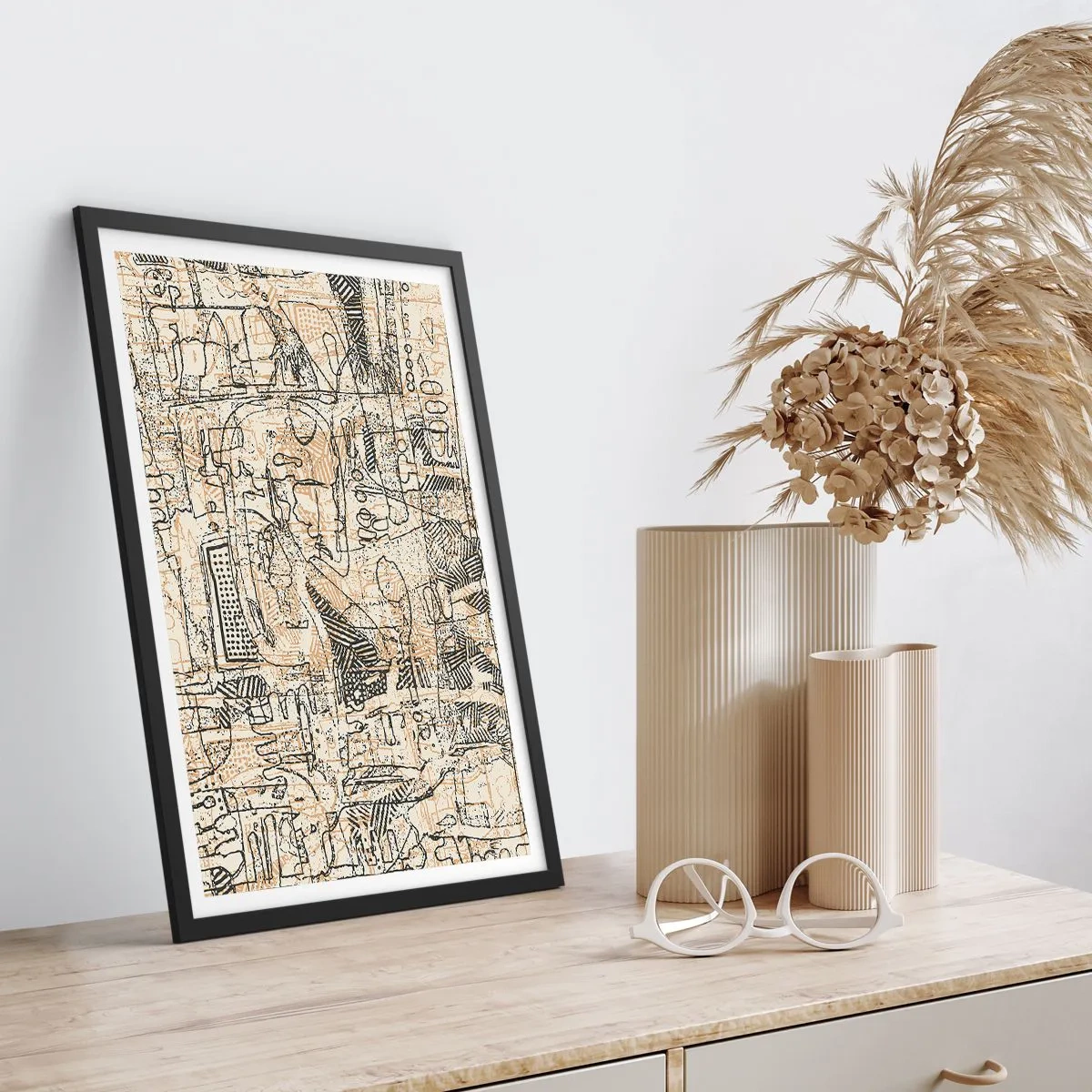 Poszter fehér keretben - Dekódolásra vár - 61x91 cm