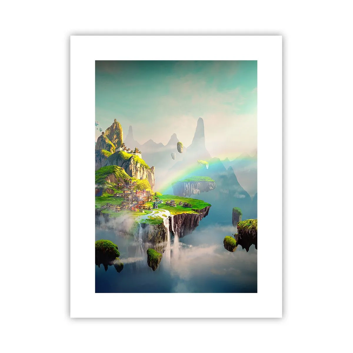 Poszter - Az ég közepén - boldog szigetek - 30x40 cm