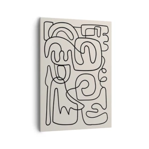 Vászonkép - A nyomonkövetésben - 50x70 cm