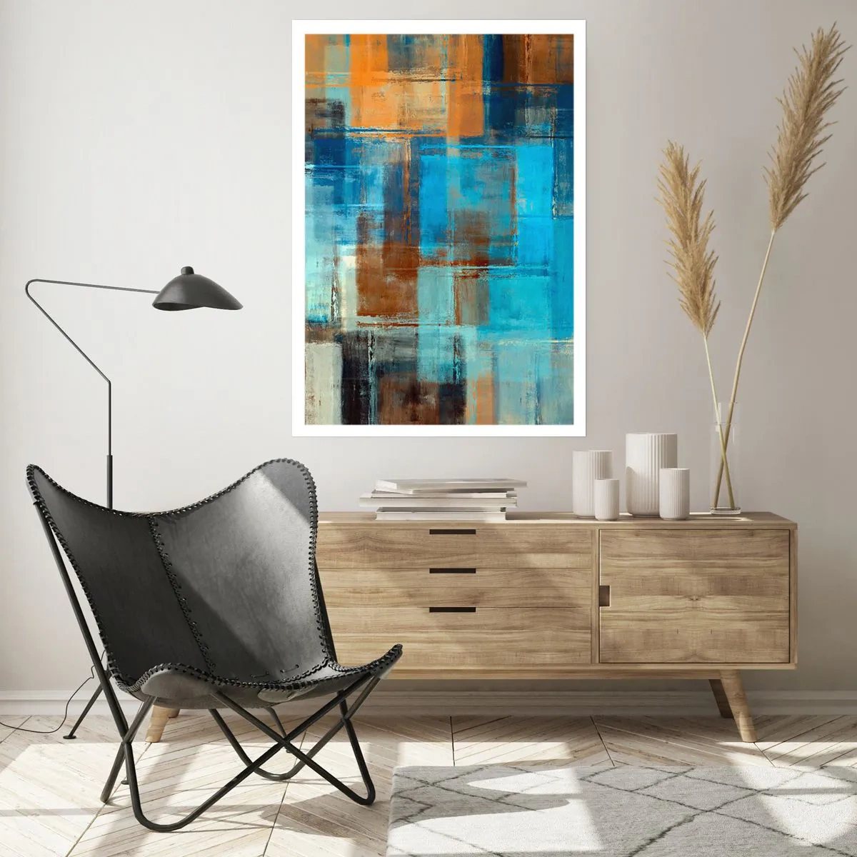 Poszter - A kék fátyolon keresztül - 30x40 cm