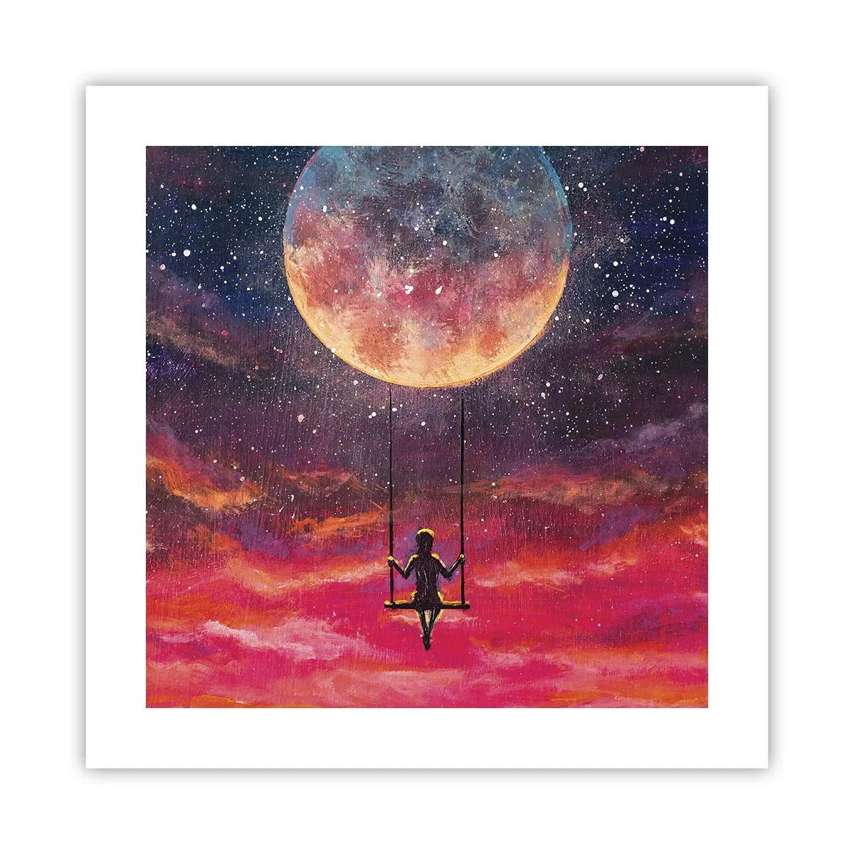 Poszter - Álmodozva - 40x40 cm