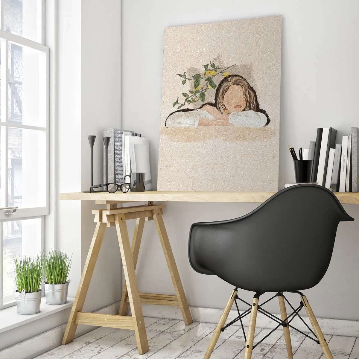 Üveg kép - Déli szépség - 50x70 cm