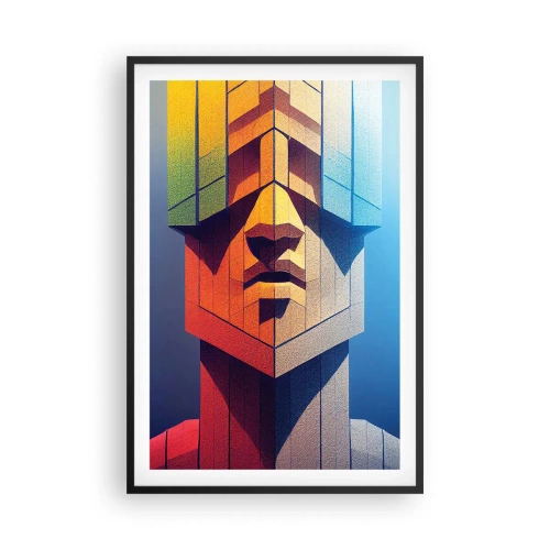 Poszter fehér keretben - Az elvek embere - 61x91 cm
