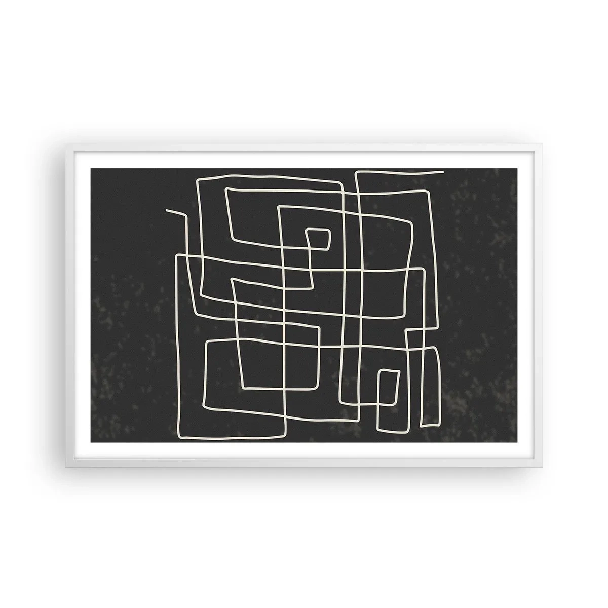 Poszter fekete keretben - Nem olyan egyszerű - 91x61 cm