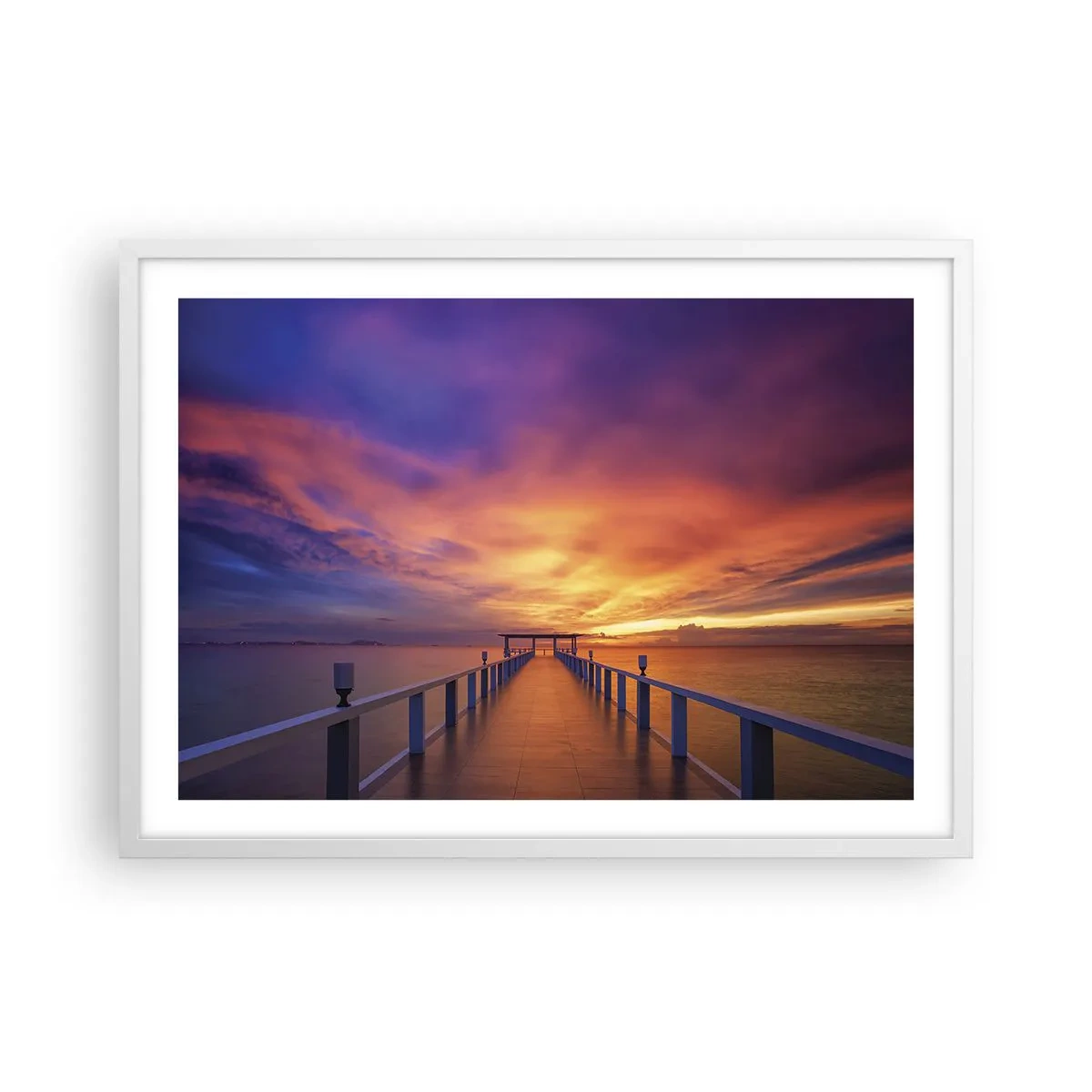 Poszter fekete keretben - Vég nélkül - 70x50 cm