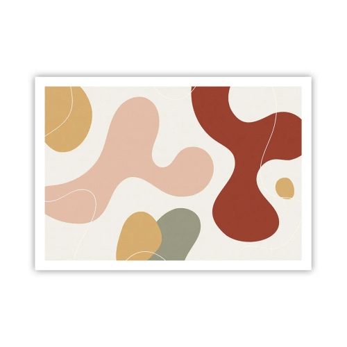 Poszter - Pöttyök vagy hullámok? - 100x70 cm