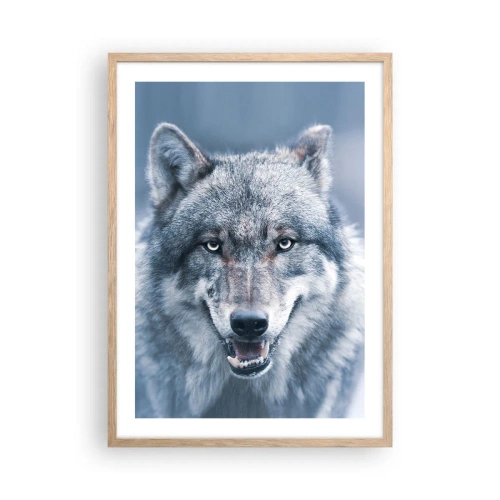 Poszter világos tölgy keretben - Vállalod a kihívást? - 50x70 cm