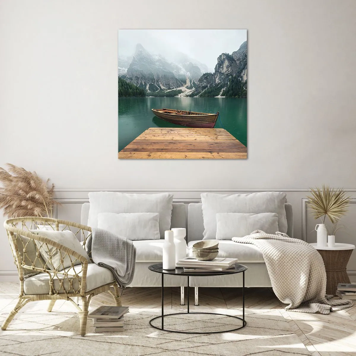 Üveg kép - "És a homlok büszke sziklái" - 50x50 cm