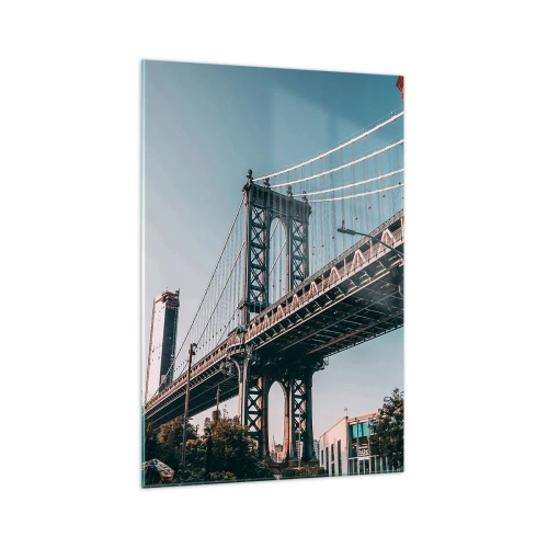 Üveg kép - A város hullámai fölött - 70x100 cm